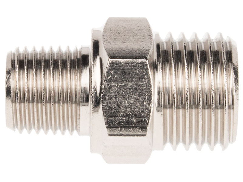 Coupler, Reducing 1/4" Male to 1/8" Male
