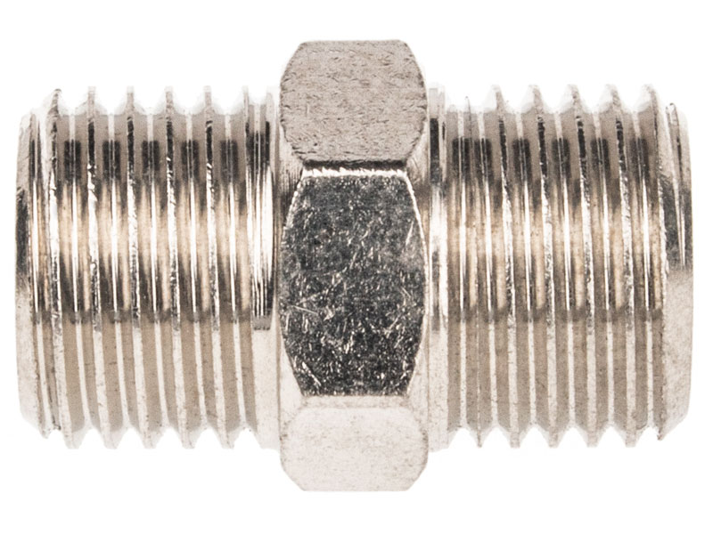 Coupler Male to Male 1/4"
