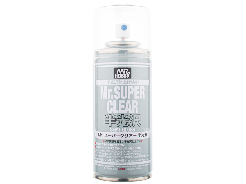 B516 Mr. Super Clear Semi-Gloss Spray, GSI