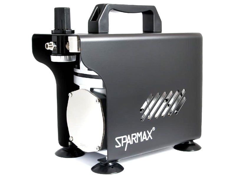 Sparmax AC-501X airbrush compressor. Airbrushing, and graphics
