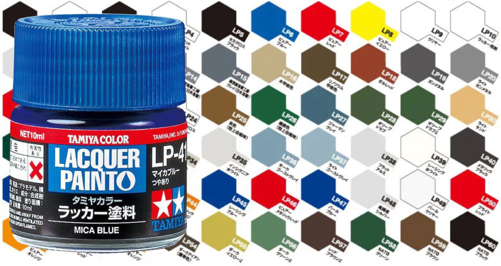 Bottled lacquer paints from Tamiya mean you can broaden your creative